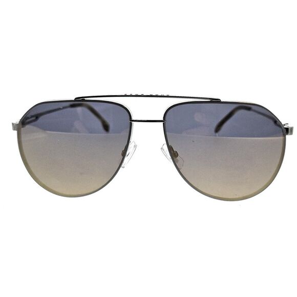 Hugo Boss BOSS 1326/S 6C5 6C5 Brown Horn Ruthenium Aviator Sunglasses - Picture 2 of 5